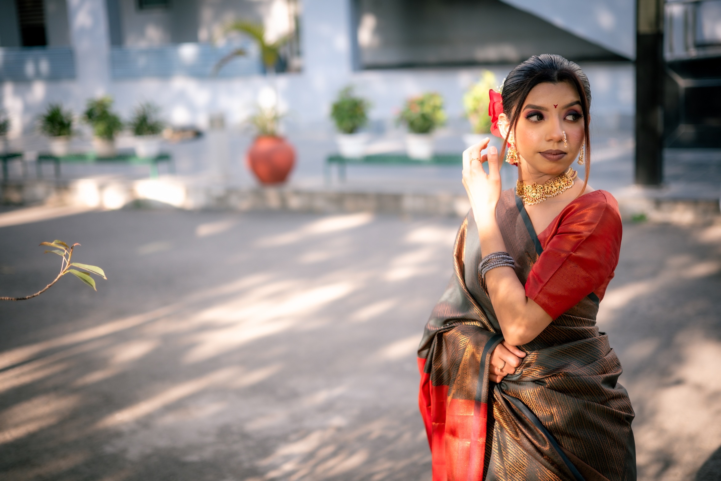 Creative artistic makeup look by Upasana Singh Dhaliwal