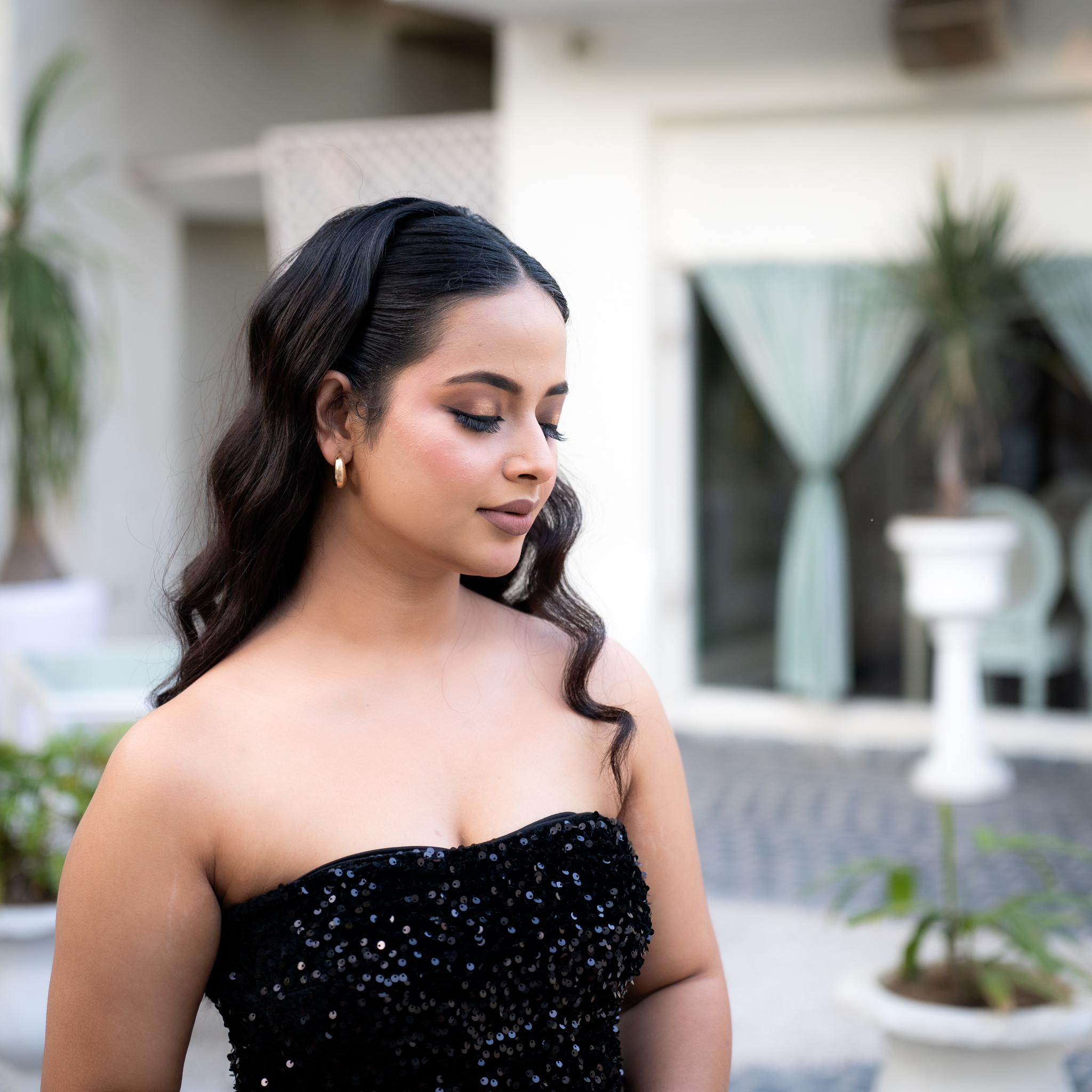 Glam makeup look by Upasana Singh Dhaliwal